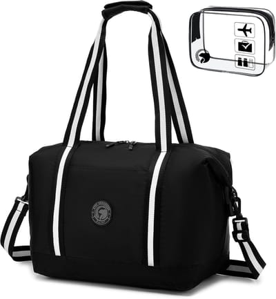 Opvouwbare reistas 40x30x25 cm - Waterdichte handbagage tas voor vliegtuig, weekend, sport en meer
