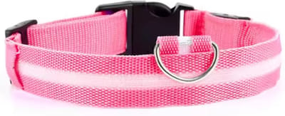 Scoby - LED-Halsband - Honden Halsband - Dierenband - Veiligheid - XL - 52-64 cm - Roze