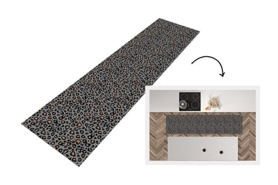 Keukenloper - Loper keuken - Panter - Patronen - Dieren - 200x50 cm - Keukenloper vinyl