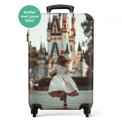 NoBoringSuitcases.com® - Handbagage koffer lichtgewicht - Reiskoffer trolley met eigen foto - Kinderkoffer - Vakantie rolkoffer met wieltjes - Carry on reistrolley op wielen - Luggage suitcase - Past binnen 55x40x20 en 55x35x25