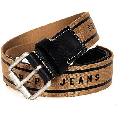 Pepe Jeans riem Berni Mannen zwart