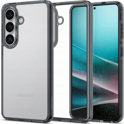Spigen Ultra Hybrid Hoesje Geschikt voor Samsung Galaxy S26 - Back Cover met Air Cushion - Transparant Grijs