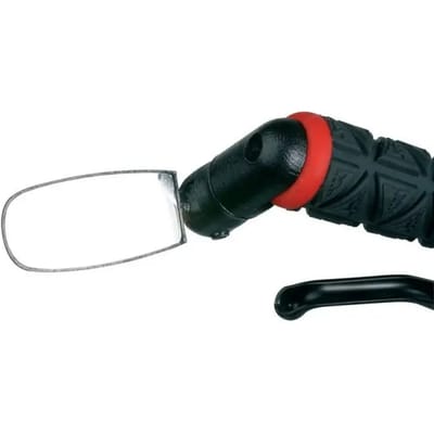 Zefal Spin Fietsspiegel – Rechts of Links – Groote 15 cm² - Inklapbaar – 360 Graden Draaibaar - Zwart