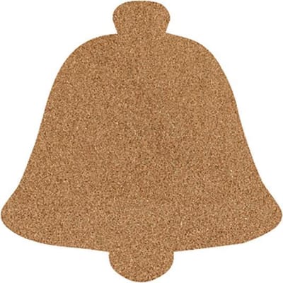 Kerstbel vilt onderzetters - Lichtbruin - 6 stuks - ø 10 cm - Kerst onderzetter - Tafeldecoratie - Glas onderzetter - Cadeau - Woondecoratie - Tafelbescherming - Onderzetters voor glazen - Kerst tafelen - Woonaccessoires - Tafelaccessoires