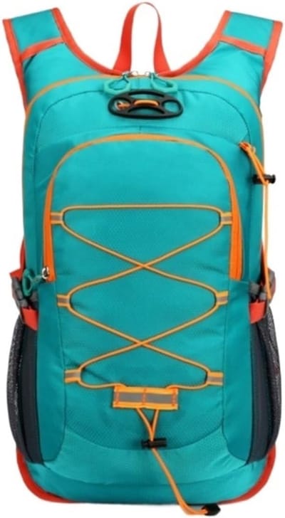 Outdoor Rugzak - Reisrugzak Vouwbaar - Wandelen Kamperen - Ademende Schouderbanden - 47x27x12 cm - Groen
