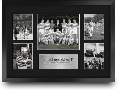 Voetbal Memorabilia - Sport Display - Fan Collectie - Ingelijst Wanddecor - A3 Formaat - Klassiek