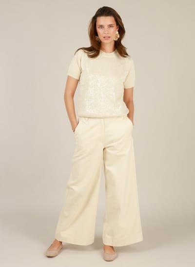 YEST Ilaria Bottoms - Natural - maat 42