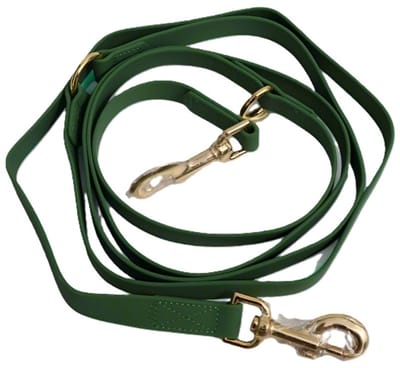 Cavlicious® hondenriem - hondenleiband - trainingslijn - politielijn - 3m - pvc - groen