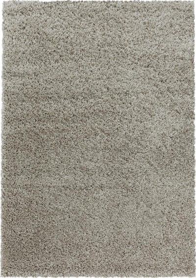Modern hoogpolig vloerkleed Sydney - natuur - 100x200 cm