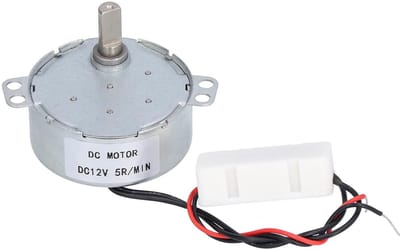 DC Motor - Transmissie Onderdeel - Apparaten Aandrijven - Laag Stroomverbruik - 5 Tpm 4W - Metaal