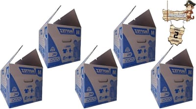 Verhuisdozen - Verpakkingsdozen Opslagdozen - Spullen Verhuizen - Automatisch Openend - 600 x 300 x 300 mm - Bruin