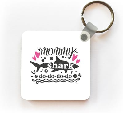 Sleutelhanger - Uitdeelcadeautjes - Moederdag - Quotes - Haai - Plastic