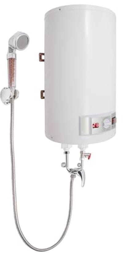 Elektrische warmwaterboiler 2000W 50 liter wandmontage met LED en thermometer