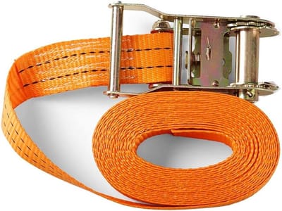 Ratelbanden Set - Spanbanden Vastzetten - Vracht Vervoeren - Snelontgrendeling Klem - 10 Meter Lengte - Zwart
