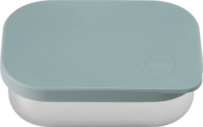 AYA&IDA - Lunch Box - opbergdoos - meenemen - brood - lunch - salade - RVS - siliconen deksel - 900ml - MINT GREEN