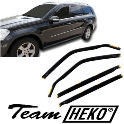 J&J AUTOMOTIVE | Heko Deflecteurs d'air Déflecteurs de Vent Pour Mercedes GL X164 2006-2012