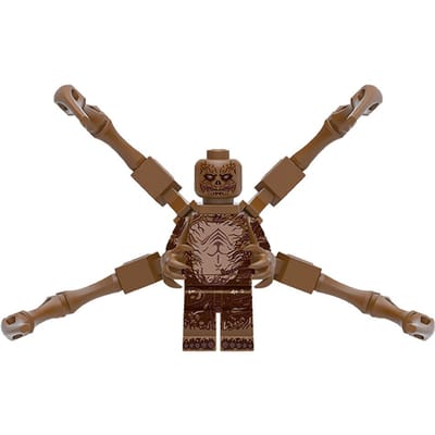 8 Stuks/Set The Horror TV Dustin Mike Lucas Will Demogorgon Model Bouwstenen Verlichten Actiefiguur Blokken Speelgoed Voor Kinderen brown