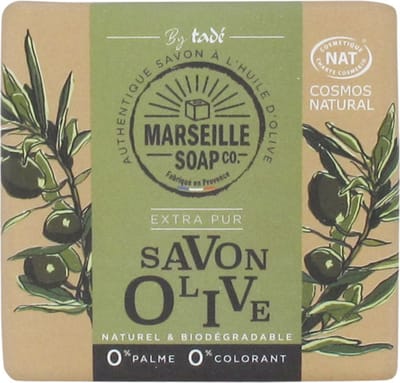 Marseille Soap Olijfzeep cosmos nat 100 Gram
