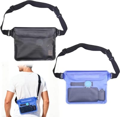 Waterdichte Heuptas - Verstelbare Riem, IP68 Bescherming, Perfect voor Strand, Zwemmen, Snorkelen en Buitenactiviteiten
