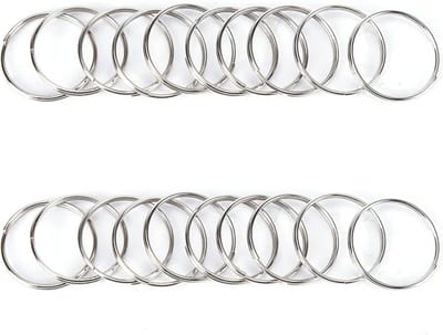 CHPN - Sleutelringen - 20 ringen - Sleutelhanger ring - 30mm - Metaal - Sleutelbos - Sleutels