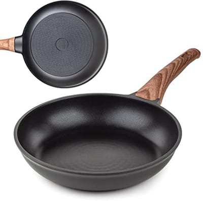 Professionele braadpan 28 cm met uitstekende warmteverdeling en warmtevermogen voor inductie en andere kookplaten