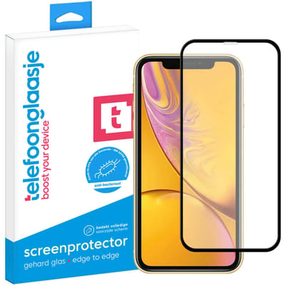 iPhone Xr anti-bacteriële screenprotector gehard glas