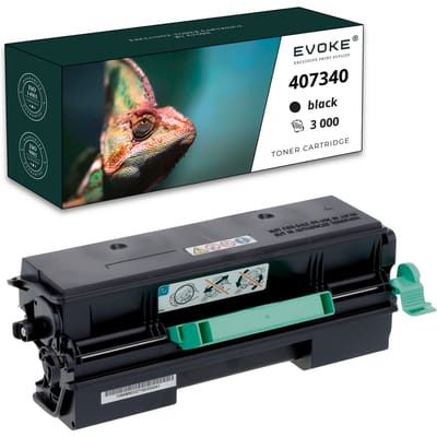 Evoke compatibele toner voor Ricoh 407340 407323 Zwart 3000 pagina's Aficio Sp3600Dn Sp3600 Sp3600Sf Sp3610Sf Sp4500 Sp4510Dn Sp4510Sf; Sp 3600 Dn 3600 3600 Sf 3610 Sf