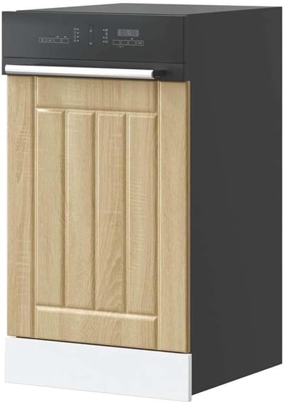Vaatwasserpaneel - Frontplaat Keuken - Vaatwasser Beschermen - Vochtbestendig Houtmateriaal - 670x450 mm - Sonoma Eiken