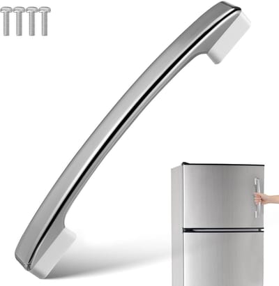 Dailygoods- Deurgreep Universeel - Kunststof - Voor Koel-/Vrieskasten - Inclusief Schroeven - Binnengatafstand 230 mm - Externe Gatafstand 275 mm - Koelkastgreep