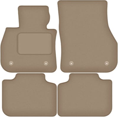 Wielganizator WLG-CARLUX – Auto Vloermatten – Beige – Voor Mini Countryman III – 2023-