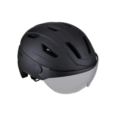 BBB Cycling Move Faceshield Transparant E-bike Helm - Speed Pedelec Helm - Elektrische Fiets - Snorfiets - Mat Grijs - Maat L - BHE-57