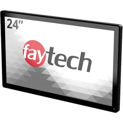 Faytech FT24TMCAPOB Touchscreen monitor Energielabel: G (A - G) 61 cm (24 inch) 1920 x 1080 Pixel 16:9 3.5 ms HDMI, DisplayPort, VGA, USB-B,