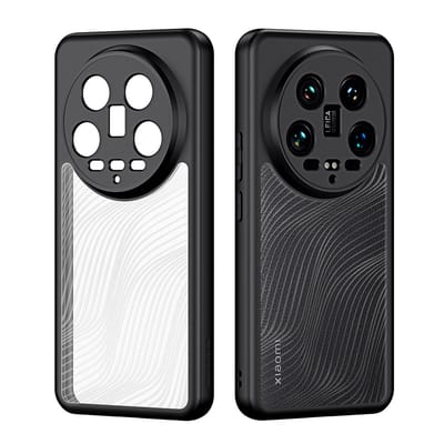 Dux Ducis - Telefoon hoesje geschikt voor de Xiaomi 14 Ultra - Back Cover - Aimo Series - Zwart