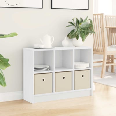 vidaXL - Dressoir - Wit - 73,5 - x - 22,5 - x - 53,5 - cm