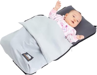 2-in-1 Reisbed en Stoel voor Baby's - Compact en Lichtgewicht Reiscomfort