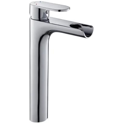 Essebagno Wastafelmengkraan Jungle - Hoge Uitloop - Chroom - 30cm