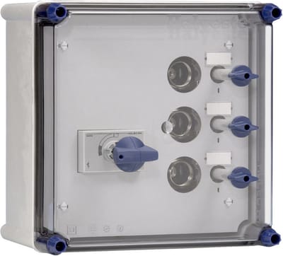 Eaton Halyester licht groepenkast 3 lichtgroepen en hoofdschakelaar GLS 403