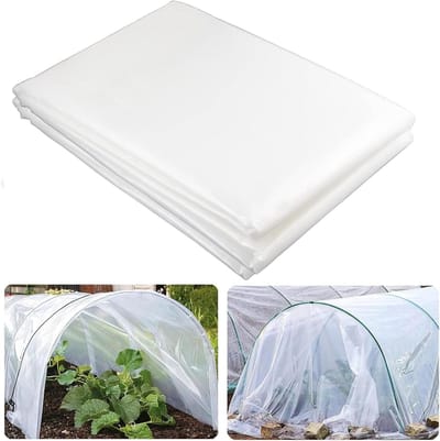Kasfolie - Afdekfolie Kas - Planten Beschermen - Zelf Op Maat Te Knippen - 2x3m - Transparant