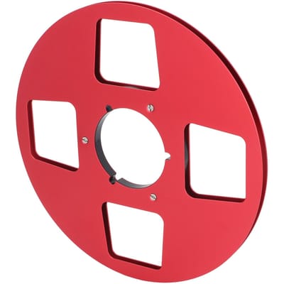 14 10.5 Inch Lege Tape Spoel 4 Gats Aluminiumlegering Open Spoel Geluid Opnamespoel voor Reel to Reel rood