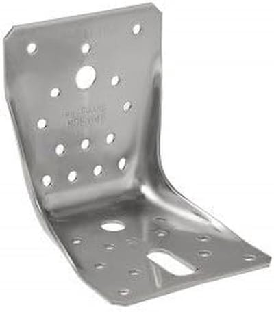 Hoekprofiel Roestvrij Staal - Verstevigd Profiel - Constructie Versterken - Corrosiebestendig Materiaal - 100 x 100 mm - Zilver