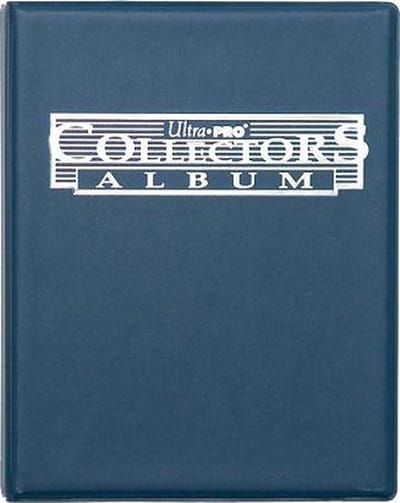 Ultra Pro Collectors Album Portfolio Boek 9-Pocket Blauw - GEEN multomap / NIET uitbreidbaar