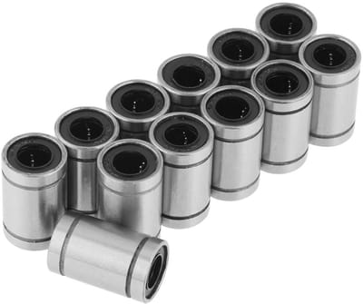 Allecto - Linear Motion Ball Bearings - Kogellager set - Laag geluidsniveau - 12 stuks - Geschikt voor 3D printer en onderdelen - Hoogwaardige ...