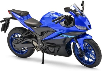 Gegoten Motorfietsmodel - Diecast Motor - Hobby Verzamelen - Realistisch Design - 1:12 Schaal - Blauw