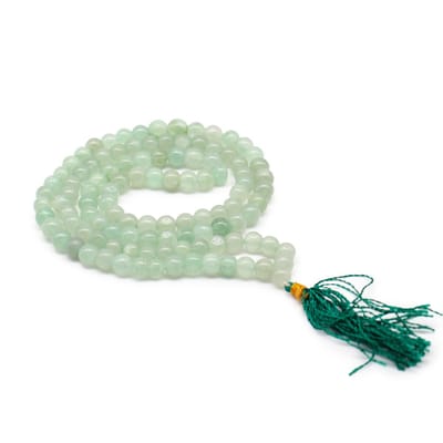 Ancient Wisdom - Hanger - 108 kralen mala groene aventurijn multicolor one size - kristallen pendel - edelsteen - wichelroede - radiësthesie - healing