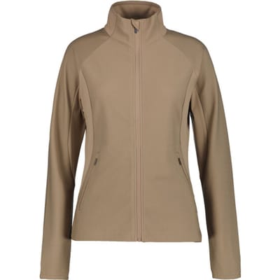 LUHTA - alku - Fleece sweater met rits dames - Bruin