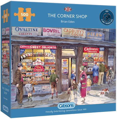 Gibsons - The Corner Shop (door Brian Eden) - 500 stukjes 48×34cm (b×h) - Legpuzzel voor volwassenen