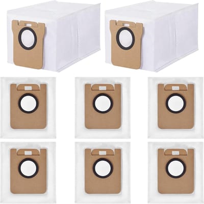 14-delige set - Stofzak - Stofzuigerzak voor robotstofzuiger - Zelfafvoerende bodemzak - Accessoires en onderdelen - Compatibel met Drametech D10 Plus, Z10 Pro en L10 Plus - Wit