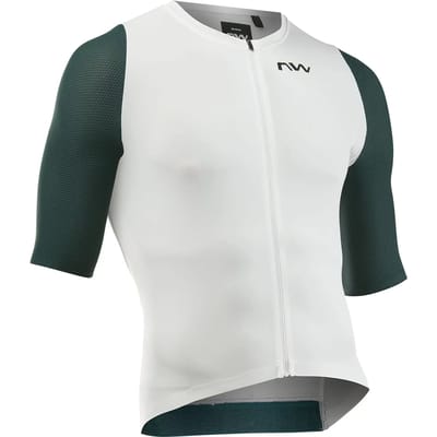 Northwave Extreme Evo Korte Mouw Wielertrui Groen,Wit M Man