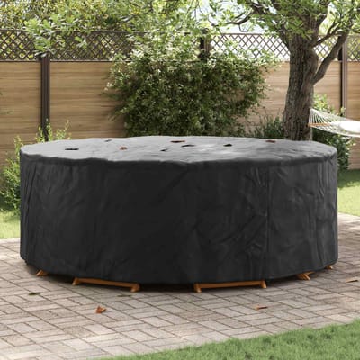 vidaXL - Meubelbescherming - 244 - x - 244 - x - 105 - cm - 210D - Oxford - Stof - Rond