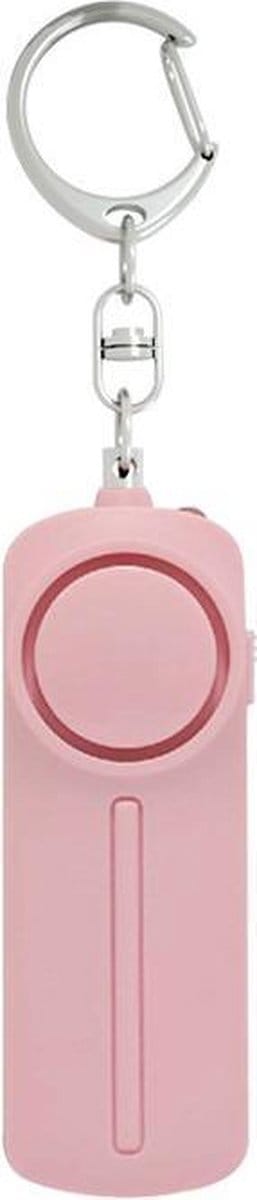 REPUS Persoonlijke alarm sleutelhanger 130DB Roze | Zelfverdediging | Anti diefstal| LED signaal| Ledlamp | Sleutelhanger| Volwassenen en kinderen | Meisjes | Vrouwen|